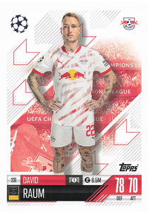 2024-25 Topps Match Attax UEFA Club Competitions David Raum #231