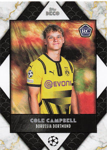 2024-25 Topps Deco UEFA Club Competitions Cole Campbell RC