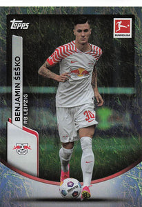 2023-24 Topps Bundesliga Jade Edition Benjamin Sesko #57