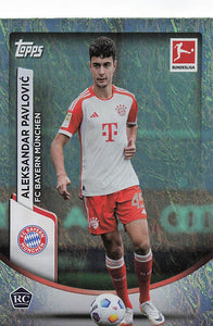 2023-24 Topps Bundesliga Jade Edition Aleksandar Pavlovic #88