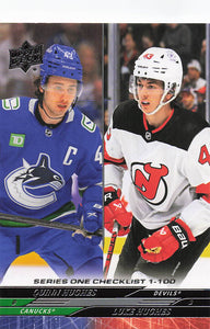 2024-25 Upper Deck Series 1 Quinn Hughes #199