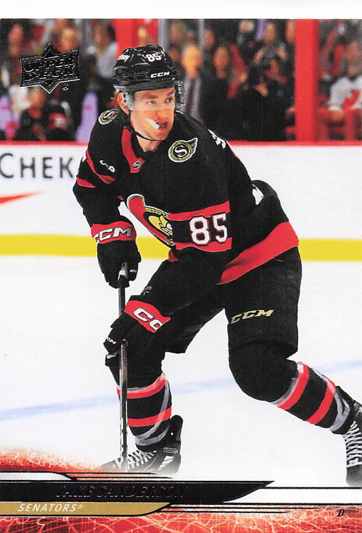 2024-25 Upper Deck Series 1 Jake Sanderson #129