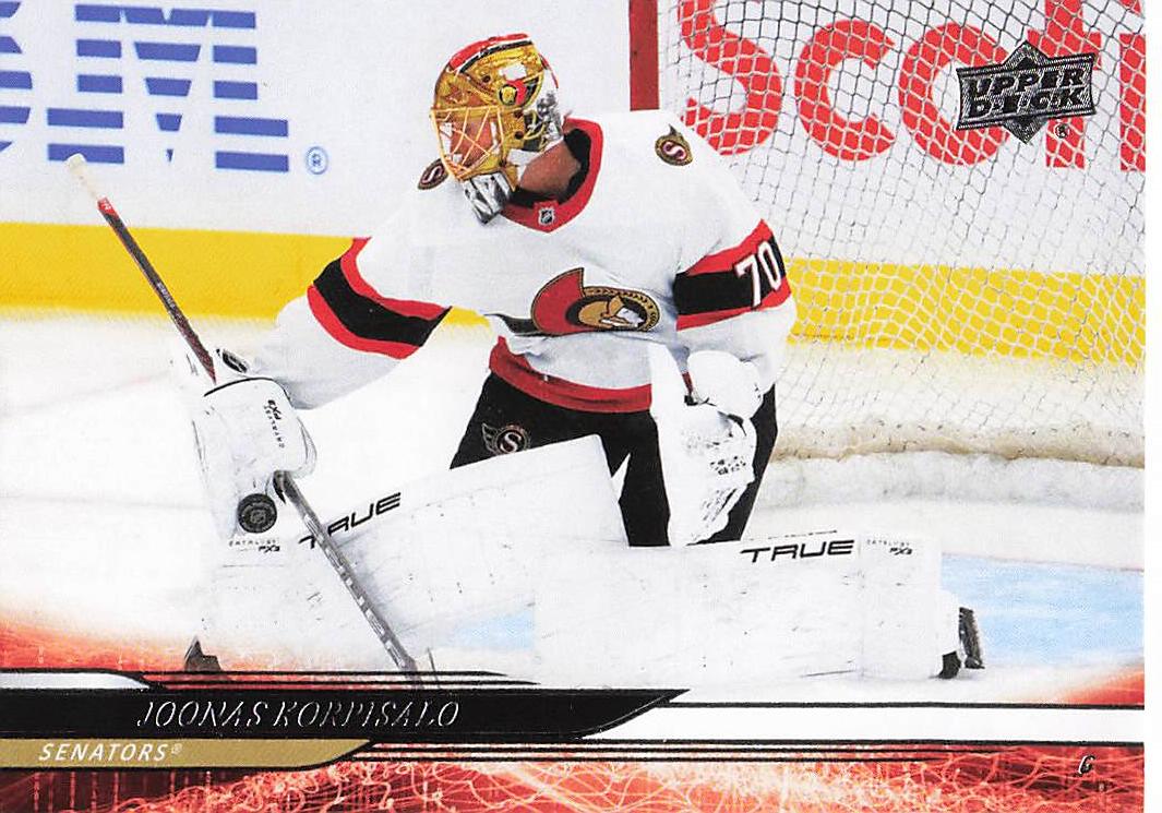 2024-25 Upper Deck Series 1 Joonas Korpisalo #130