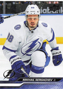 2023-24 Upper Deck Series 2 Mikhail Sergachev #416