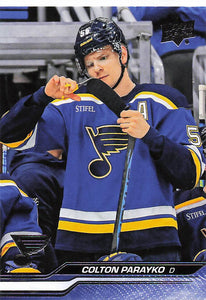 2023-24 Upper Deck Series 2 Colton Parayko #408
