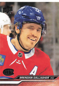 2023-24 Upper Deck Series 2 Brendan Gallagher #348