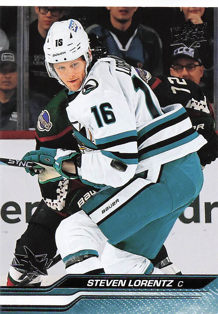 2023-24 Upper Deck Series 2 Steven Lorentz #394