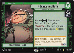 Star Wars Unlimited: Shadows of the Galaxy #6 Jabba The Hutt