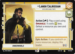 Star Wars Unlimited: Shadows of the Galaxy #17 Lando Calrissian