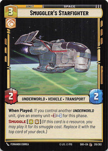 Star Wars Unlimited: Shadows of the Galaxy #215 Smuggler's Starfighter