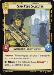 Star Wars Unlimited: Shadows of the Galaxy #216 Chain Code Collector