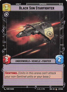 Star Wars Unlimited: Shadows of the Galaxy #237 Black Sun Starfighter