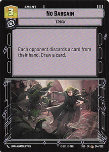 Star Wars Unlimited: Shadows of the Galaxy #244 No Bargain