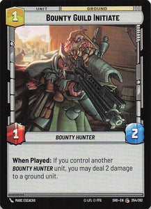 Star Wars Unlimited: Shadows of the Galaxy #254 Bounty Guild Initiate