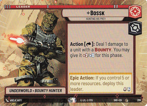 Star Wars Unlimited: Shadows of the Galaxy Extras #289 Bossk