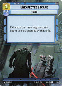 Star Wars Unlimited: Shadows of the Galaxy Extras #349 Unexpected Escape