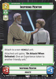 Star Wars Unlimited: Shadows of the Galaxy Extras #373 Inspiring Mentor