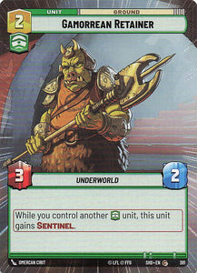 Star Wars Unlimited: Shadows of the Galaxy Extras #381 Gamorrean Retainer