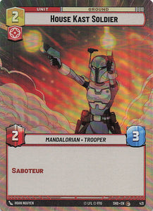 Star Wars Unlimited: Shadows of the Galaxy Extras Foil #431 House Kast Soldier