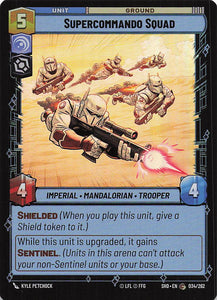 Star Wars Unlimited: Shadows of the Galaxy Foil #34 Supercommando Squad