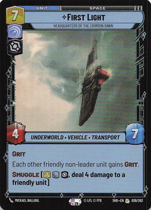 Star Wars Unlimited: Shadows of the Galaxy Foil #36 First Light