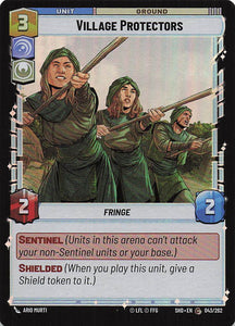 Star Wars Unlimited: Shadows of the Galaxy Foil #43 Village Protectors