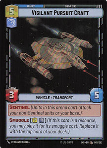 Star Wars Unlimited: Shadows of the Galaxy Foil #65 Vigilant Pursuit Craft