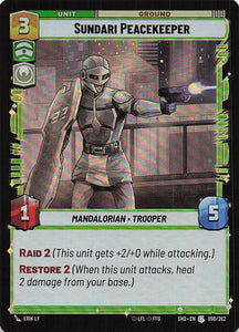 Star Wars Unlimited: Shadows of the Galaxy Foil #98 Sundari Peacekeeper
