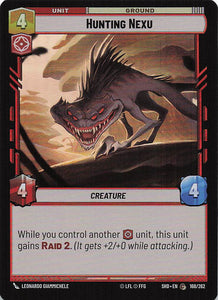 Star Wars Unlimited: Shadows of the Galaxy Foil #168 Hunting Nexu