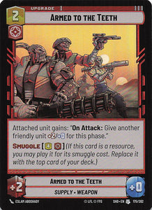 Star Wars Unlimited: Shadows of the Galaxy Foil #175 Armed To The Teeth