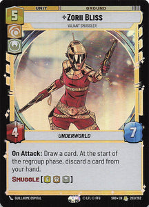 Star Wars Unlimited: Shadows of the Galaxy Foil #203 Zorii Bliss