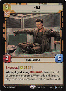 Star Wars Unlimited: Shadows of the Galaxy Foil #213 DJ