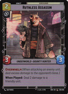 Star Wars Unlimited: Shadows of the Galaxy Foil #235 Ruthless Assasin