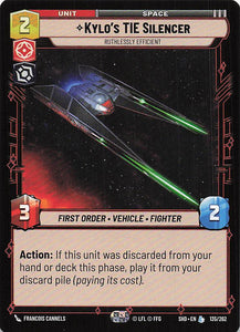 Star Wars Unlimited: Shadows of the Galaxy #135 Kylo's TIE Silencer