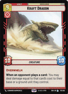 Star Wars Unlimited: Shadows of the Galaxy #172 Krayt Dragon