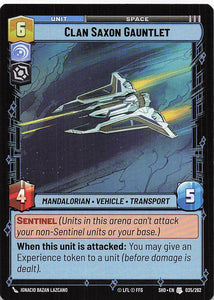 Star Wars Unlimited: Shadows of the Galaxy #35 Clan Saxon Gauntlet