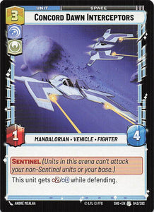 Star Wars Unlimited: Shadows of the Galaxy #42 Concord Dawn Interceptors