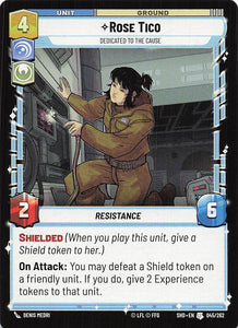 Star Wars Unlimited: Shadows of the Galaxy #45 Rose Tico