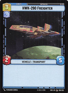 Star Wars Unlimited: Shadows of the Galaxy #60 HWK-290 Freighter