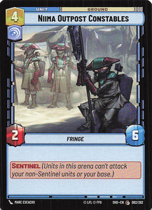 Star Wars Unlimited: Shadows of the Galaxy #62 Niima Outpost Constables