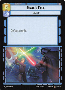 Star Wars Unlimited: Shadows of the Galaxy #79 Rival's Fall