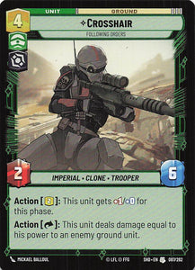 Star Wars Unlimited: Shadows of the Galaxy #87 Crosshair