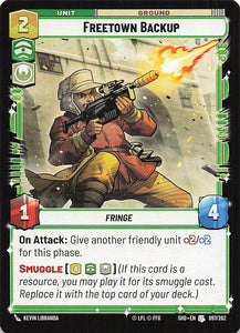 Star Wars Unlimited: Shadows of the Galaxy #97 Freetown Backup