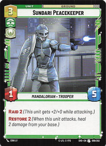 Star Wars Unlimited: Shadows of the Galaxy #98 Sundari Peacekeeper