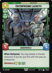 Star Wars Unlimited: Shadows of the Galaxy #107 Enterprising Lackeys