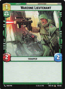 Star Wars Unlimited: Shadows of the Galaxy #110 Warzone Lieutenant