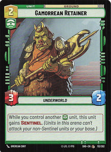 Star Wars Unlimited: Shadows of the Galaxy #112 Gamorrean Retainer