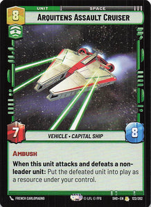 Star Wars Unlimited: Shadows of the Galaxy #122 Arquitens Assault Cruiser