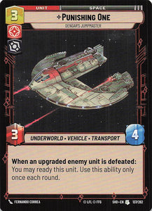 Star Wars Unlimited: Shadows of the Galaxy #137 Punishing One