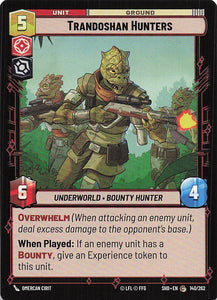 Star Wars Unlimited: Shadows of the Galaxy #140 Trandoshan Hunters